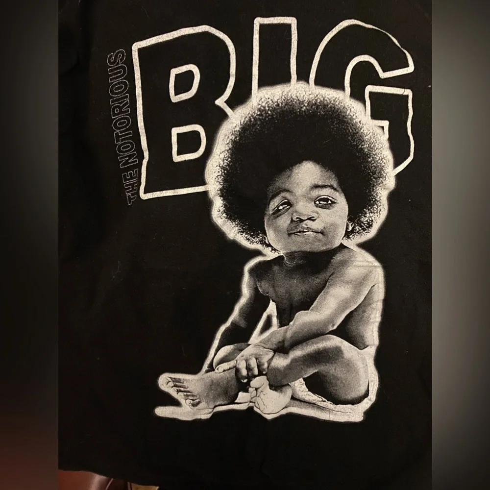 Like new Notorious B.I.G. Tshirt in Black 100% Cotton Size M